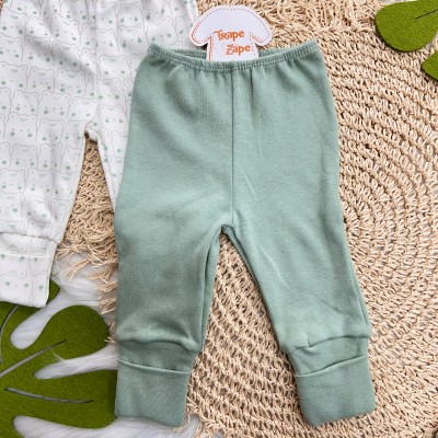 Kit 3 calças - Ursinhos, Verde, Aviador 